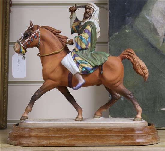 A rare Beswick Bedouin Arab on horseback, no.2278